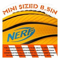 Deals ❤️ Buy ⭐ Franklin Sports Balls & Frisbees NERF Spiral Grip Mini Foam Football 😀 😍 -Franklin Sports Shop unnamed file 119