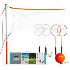 Buy 🧨 Promo ⭐ Yard Games Franklin Sports Starter Badminton & Volleyball Set 🥰 ⭐
