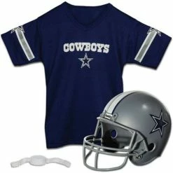 Wholesale ✨ Brand new 🌟 NFL Sets & Bodysuits Franklin Sports Kids' Dallas Cowboys Jersey And Helmet Set 💯 👏