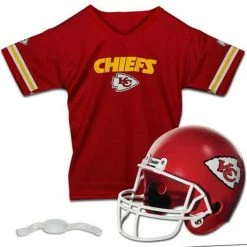 Discount 🌟 Coupon 🔔 NFL Sets & Bodysuits Franklin Sports Kids' Kansas City Chiefs Jersey And Helmet Set 😀 🔔