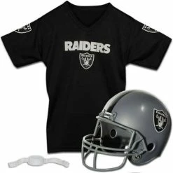 Flash Sale 🌟 Outlet 🎁 NFL Sets & Bodysuits Franklin Sports Kids' Las Vegas Raiders Jersey And Helmet Set 🌟 😍