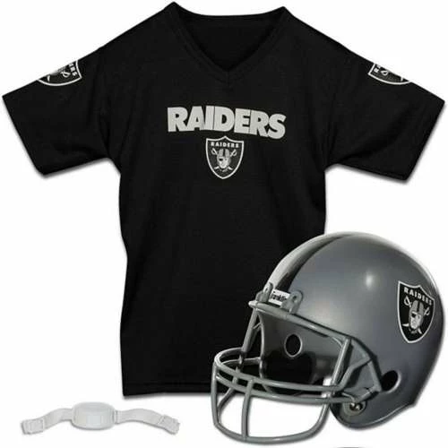 Flash Sale π Outlet π NFL Sets & Bodysuits Franklin Sports Kids' Las Vegas Raiders Jersey And Helmet Set π π 3 Flash Sale π Outlet π NFL Sets & Bodysuits Franklin Sports Kids' Las Vegas Raiders Jersey And Helmet Set π π