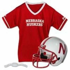 Best reviews of 😉 New 🤩 College Jerseys Franklin Sports Kids' Nebraska Cornhuskers Jersey And Helmet Set 😍 ✔️