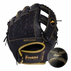 Promo ✨ Coupon ⭐ Franklin Sports ⚾ ⚾ Baseball Gloves Kids Franklin Meshtek 9.5" Tee Ball Fielding Glove With Ball 🥰 👍
