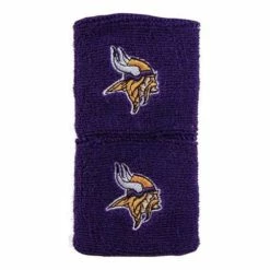 Outlet 😍 Discount ✨ NFL Golf & Sports Equipment Franklin Sports Minnesota Vikings Wristband 2pk 🤩 🎁