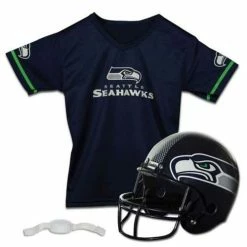 Deals 😉 Promo ❤️ NFL Sets & Bodysuits Franklin Sports Kids' Seattle Seahawks Jersey And Helmet Set ❤️ 🛒