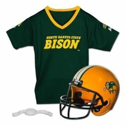 Discount 🤩 Brand new 😍 College Helmets Franklin Sports North Dakota State Bison Helmet And Uniform Set 🛒 🤩
