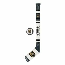 Cheapest ⌛ Best Pirce ✔️ NHL Golf & Sports Equipment Franklin Sports Vegas Golden Knights Stick And Puck Soft Set 🌟 👏