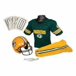 Coupon 🛒 Wholesale 🎁 NFL Golf & Sports Equipment Franklin Sports Green Bay Packers Deluxe Football Uniform Set 🧨 😉