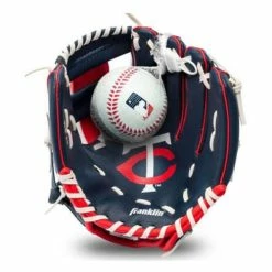Best Pirce 🎉 Best deal 🤩 MLB Golf & Sports Equipment Franklin Sports Minnesota Twins Glove & Ball Set ⭐ ❤️