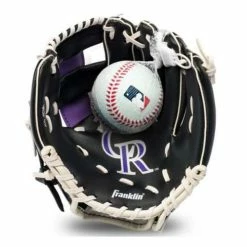 Best reviews of 🎁 New 🎉 MLB Golf & Sports Equipment Franklin Sports Colorado Rockies Glove & Ball Set 🎁 🔔