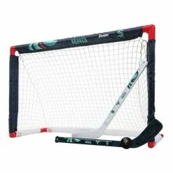 Coupon ⭐ Discount ✔️ NHL Golf & Sports Equipment Franklin Sports NHL Seattle Kraken Mini Hockey Set 🧨 ❤️