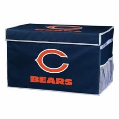 Best Pirce 👍 New 👍 NFL Golf & Sports Equipment Franklin Sports Chicago Bears Collapsible Footlocker Storage Bin 🥰 🌟