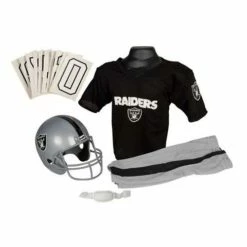Cheap 🛒 Budget 👍 NFL Golf & Sports Equipment Franklin Sports Las Vegas Raiders Deluxe Football Uniform Set 😍 ❤️