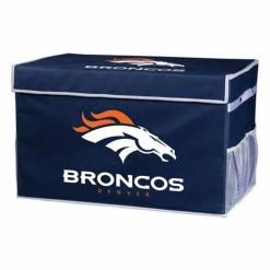 Cheap ⌛ Best Pirce 🔥 NFL Golf & Sports Equipment Franklin Sports Denver Broncos Collapsible Footlocker Storage Bin ✔️ 😉