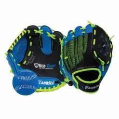 Deals 😉 Deals ✔️ Franklin Sports ⚾ ⚾ Baseball Gloves Kids' Franklin Neo-Grip Series 9" Tee Ball Glove With Ball 😀 👏
