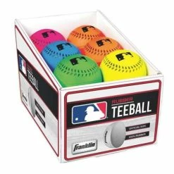 Top 10 ✔️ New 🎁 Franklin Sports ⚾ ⚾ Baseballs Franklin MLB Rubber Neon Probrite Tee Ball ✨ 🔔